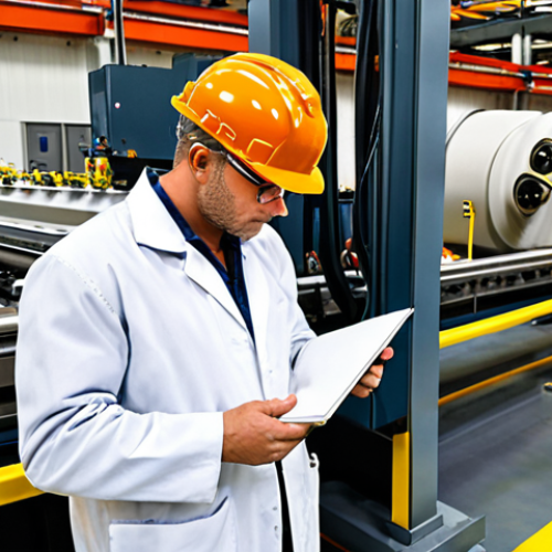Home 14 **
A modern management consultant deeply engaged in a manufacturing plant. They are observing workers, examining processes, and taking notes, showcasing the blend of theoretical knowledge and practical understanding. The scene should convey a collaborative and problem-solving atmosphere.
**